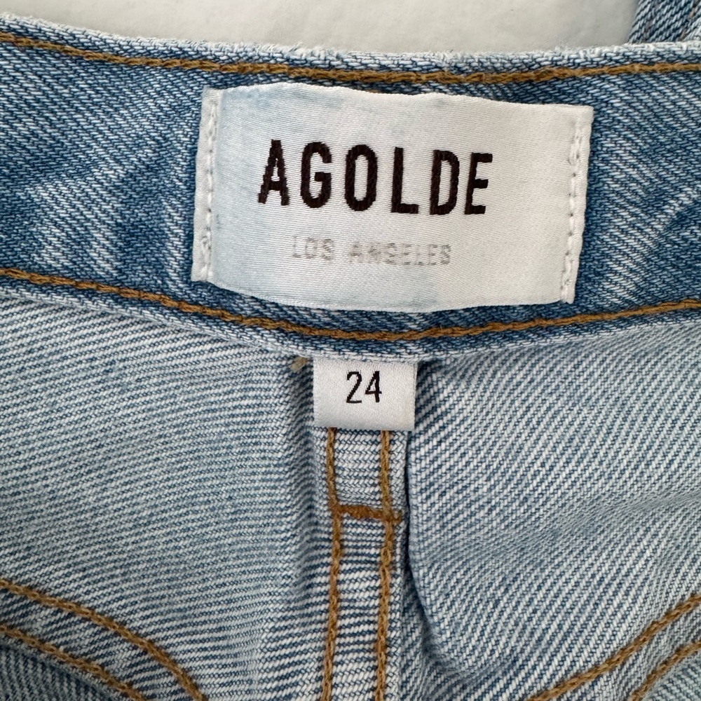 Agolde High Rise Riley Straight Jean